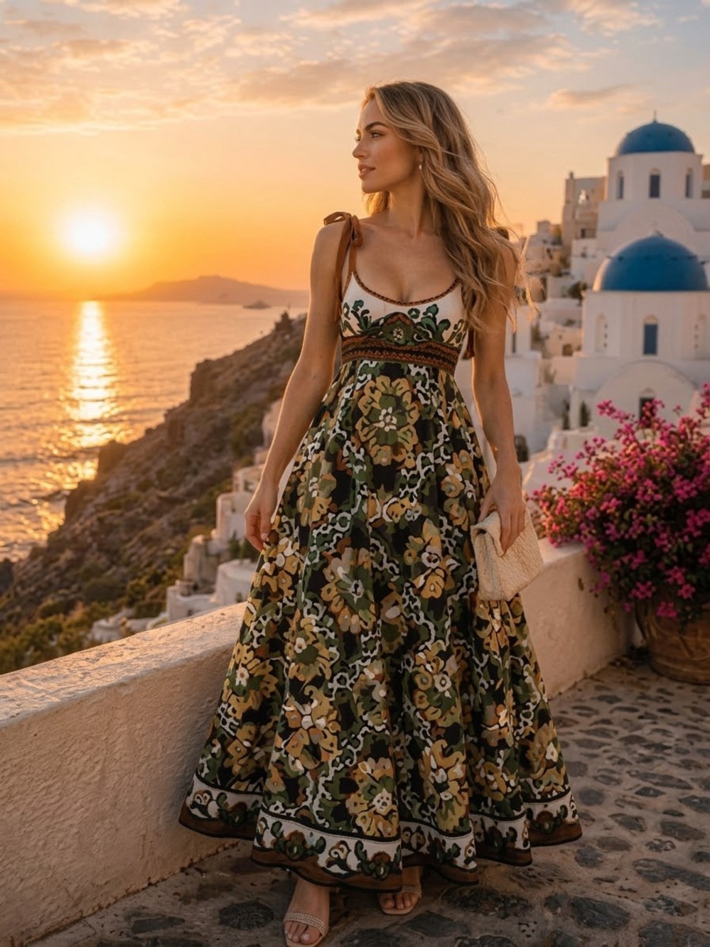 ALÉMAIS Liana European Linen Midi Dress